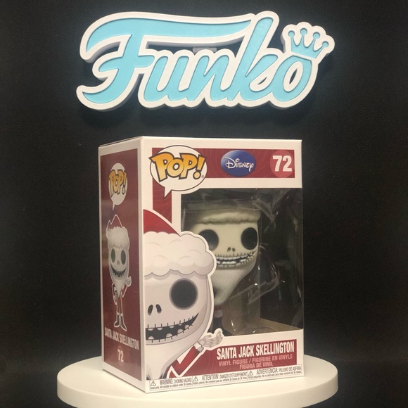 Santa Jack Skellington- 72- Disney- Mint Condition- Funko - Picture 3 of 8